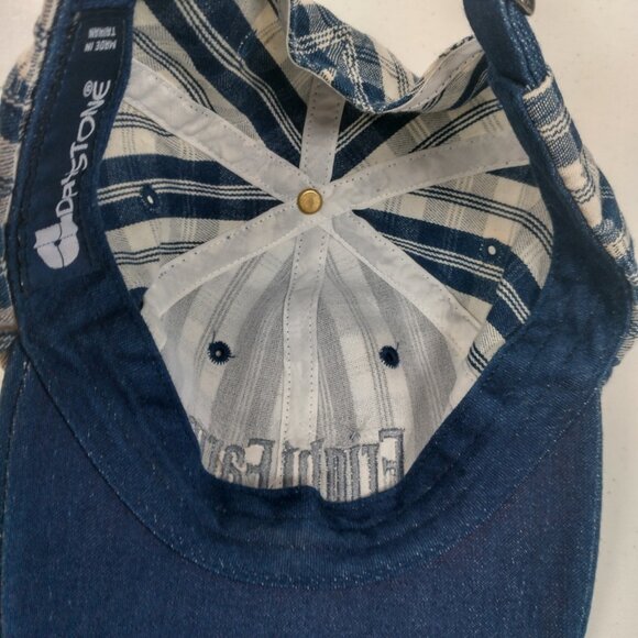 Fright Farm Cap Hat Plaid Strap Back Halloween Haunted House Smithfield PA Vtg - Picture 12 of 13